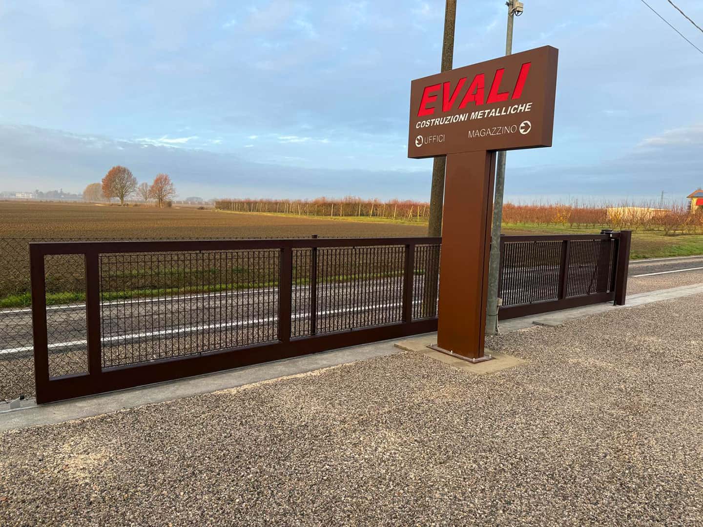 Evali Costruzioni, Realizzazione Cancello Scorrevole "Corporate"